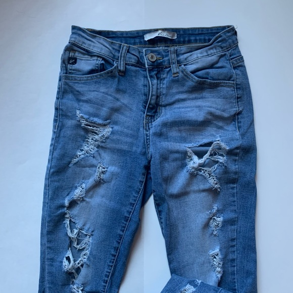 KanCan Super Distressed Denim Skinny Jeans - Picture 4 of 9